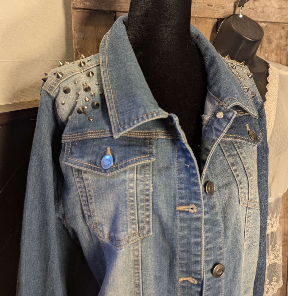 Gorgeous Studded Denim Jacket